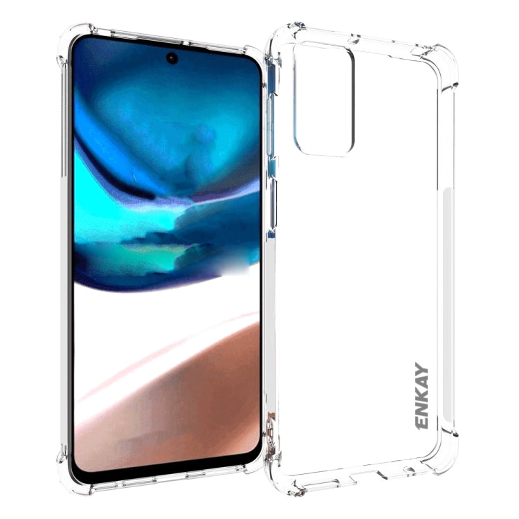 ENKAY Transparent TPU Shockproof Phone Case – Shockproof, TPU, For Motorola Moto Edge 2022, For Motorola Moto E32 / E32s, For Motorola Moto G42 4G, For Motorola Moto G62 5G For Motorola Moto G42 4G