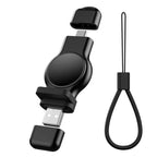 A05 2 in 1 Type C / USB-C to USB-A Magnetic Quick Wireless Charger for Apple Watch Default Title