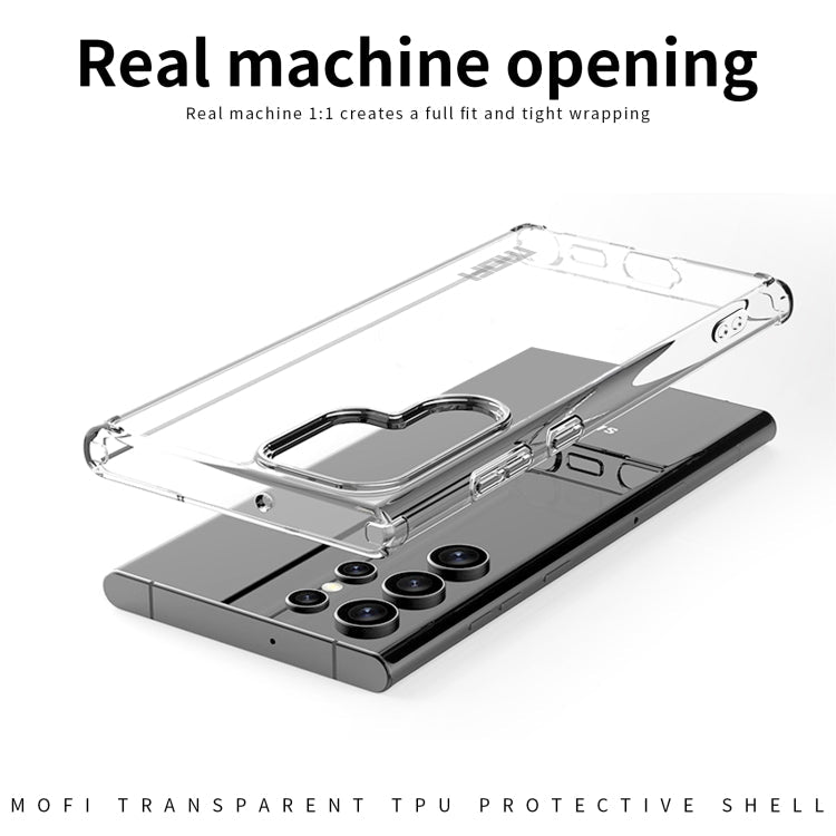 MOFI Ming series Fully Transparent Ultra-thin TPU Soft Shell All-round Protective Shell – TPU, Ultra-thin, For Samsung Galaxy S22 Ultra 5G