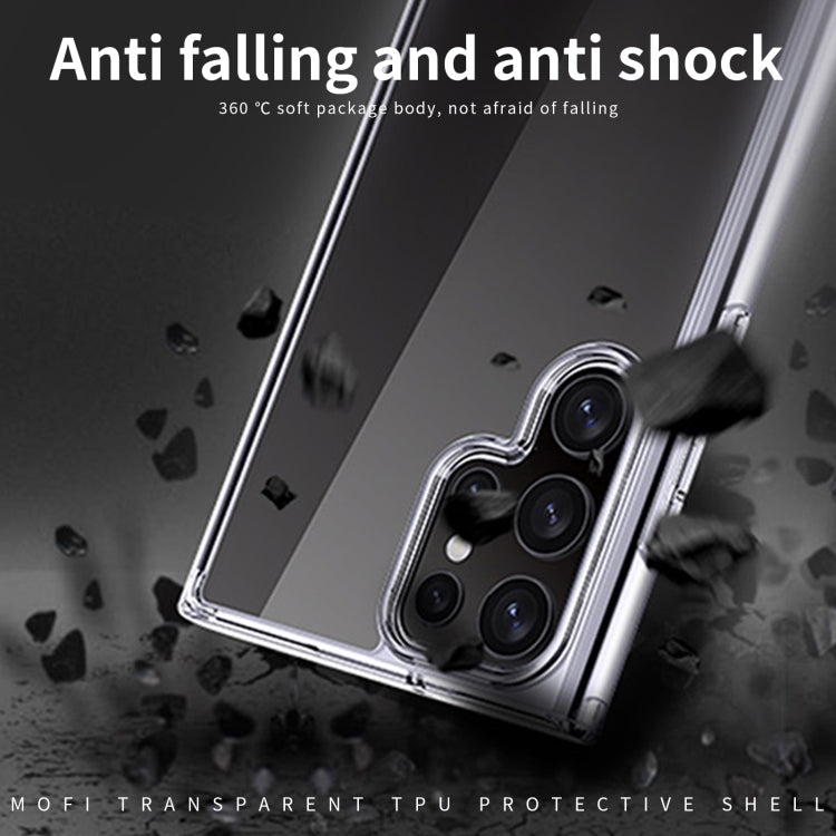 MOFI Ming series Fully Transparent Ultra-thin TPU Soft Shell All-round Protective Shell – TPU, Ultra-thin, For Samsung Galaxy S22 Ultra 5G