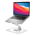 BONERUY L02 Laptop Stand 360 Degrees Rotating Dissipation Heat Aluminum Alloly Holder, L02 – Aluminum Alloy L02