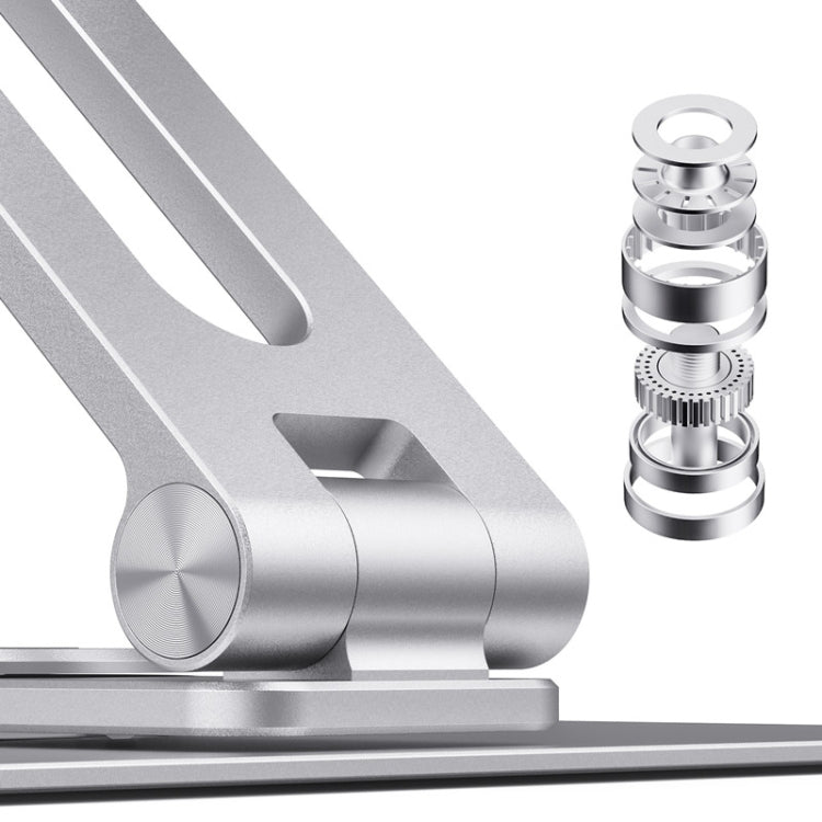 BONERUY L02 Laptop Stand 360 Degrees Rotating Dissipation Heat Aluminum Alloly Holder, L02 – Aluminum Alloy