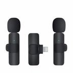 K9 Wireless Clip-on Auto Noise Cancelling Live Mini Microphone for 8-Pin Device 2 in 1, K9IP-2 K9IP-2