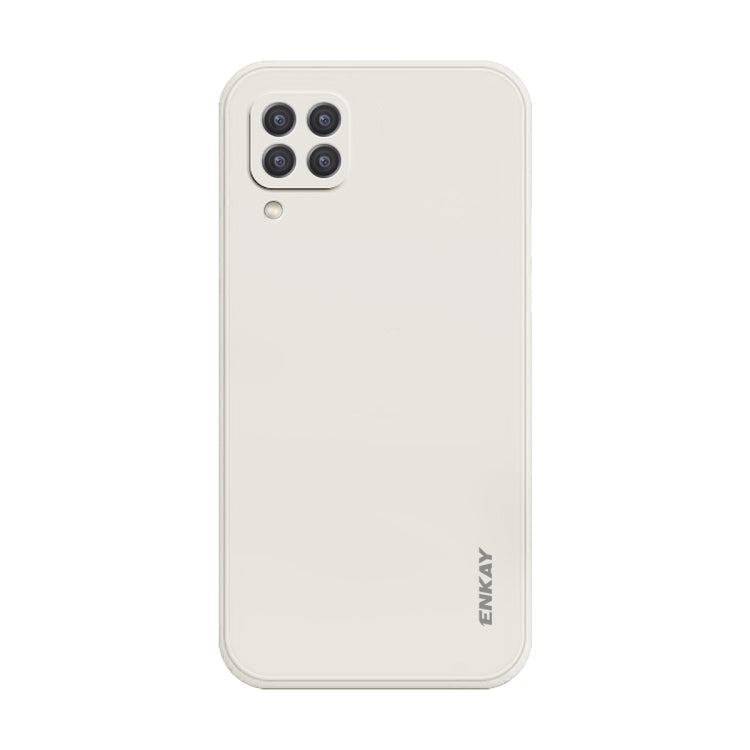 ENKAY Liquid Silicone Shockproof Phone Case, For Samsung Galaxy A22 4G, For Samsung Galaxy M53 5G For Samsung Galaxy A22 4G Beige