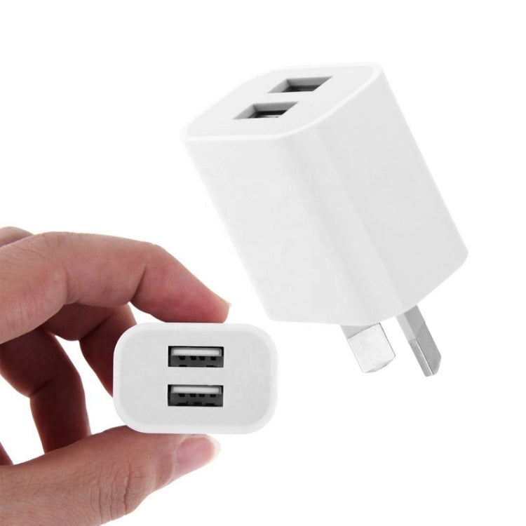 Mini Dual Port USB Charger with USB to 8 Pin Data Cable, AU Plug, AU...