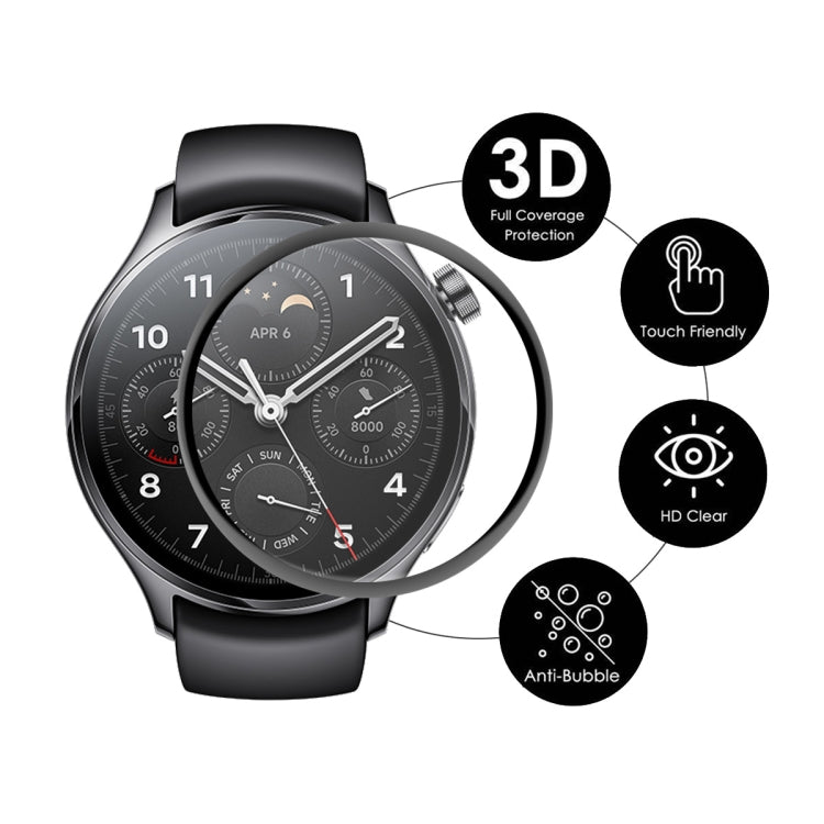 For Xiaomi Watch S1 Pro ENKAY 3D Full Coverage Screen Protector Film, 1 PCS, 2 PCS, 5 PCS, 10 PCS – Screen Protector, TPU