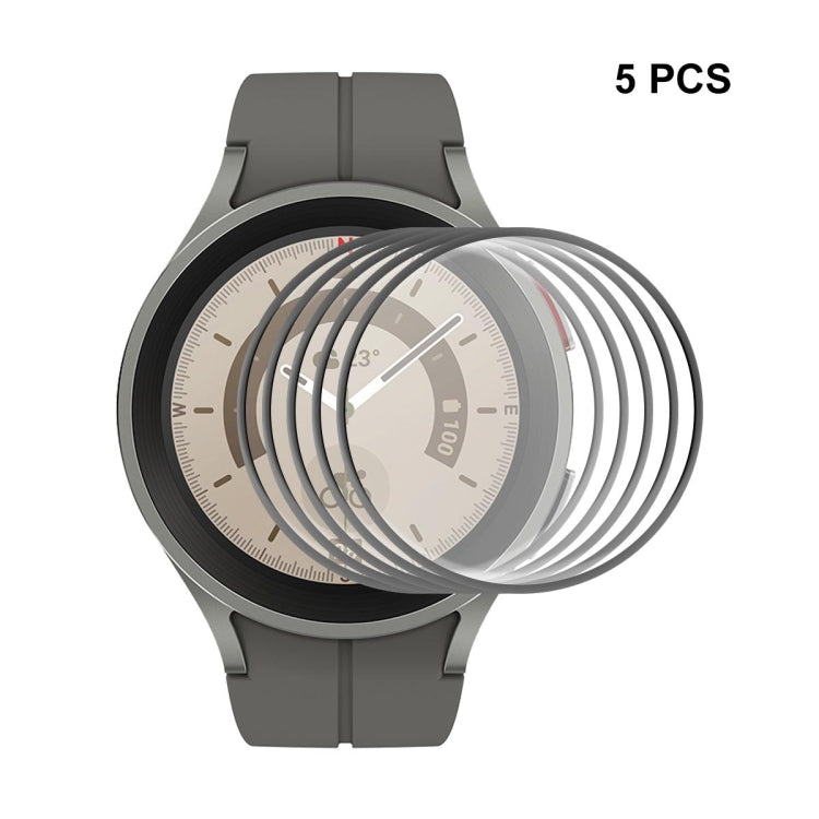 For Samsung Galaxy Watch5 Pro 45mm ENKAY 3D Full Coverage HD Screen Protector Film, 1 PCS, 2 PCS, 5 PCS, 10 PCS – Screen Protector, TPU 5 PCS