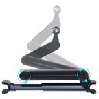 A081+X159 Car Backseat Headrest Tablet Bracket Long Arm Collapsible Mount, A081+X159