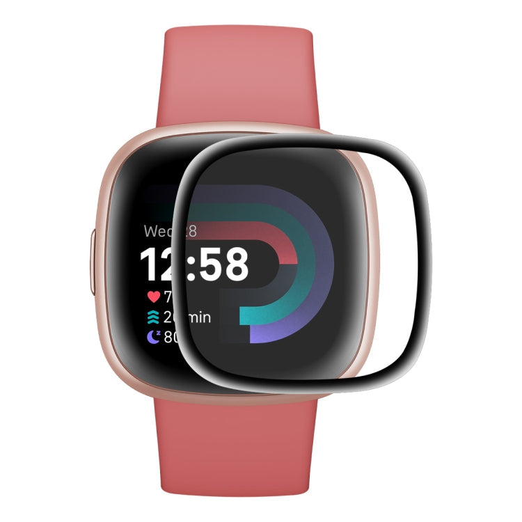 For Fitbit Versa 4 / Sense 2 ENKAY 3D Full Coverage Soft PC Edge + PMMA HD Screen Protector Film, 1 PCS, 2 PCS, 5 PCS, 10 PCS 1 PCS