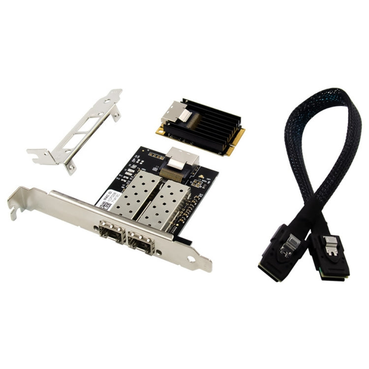 ST7243 MiniPCI-E Dual Interface Fiber Gigabit Fiber Optic SFP Server Network Card, MiniPCI-E Dual Interface – Durable Build, Easy to Use