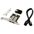 ST7243 MiniPCI-E Dual Interface Fiber Gigabit Fiber Optic SFP Server Network Card, MiniPCI-E Dual Interface – Durable Build, Easy to Use