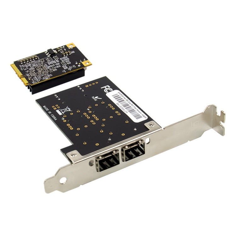 ST7243 MiniPCI-E Dual Interface Fiber Gigabit Fiber Optic SFP Server Network Card, MiniPCI-E Dual Interface – Durable Build, Easy to Use