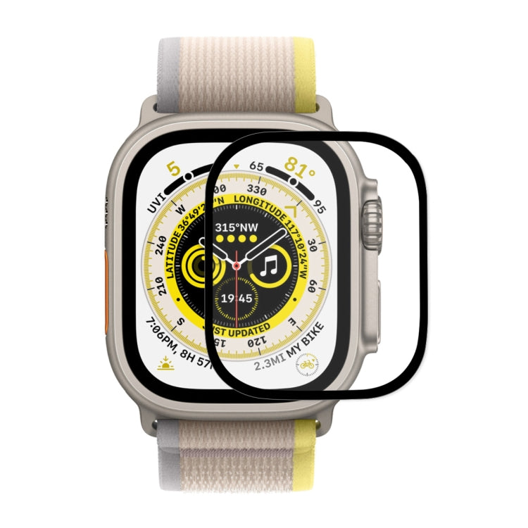 For Apple Watch Ultra 1 / 2 / 3 49mm ENKAY 9H Full Cover Tempered Glass Watch Film, 1pcs, 2pcs, 5pcs, 10pcs 1pcs