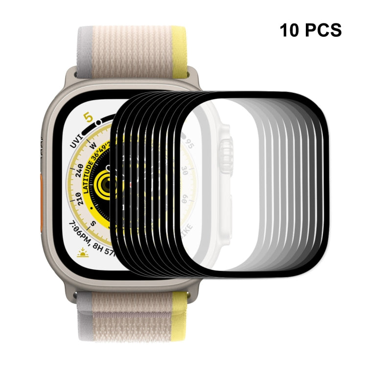 For Apple Watch Ultra 1 / 2 / 3 49mm ENKAY 9H Full Cover Tempered Glass Watch Film, 1pcs, 2pcs, 5pcs, 10pcs 10pcs