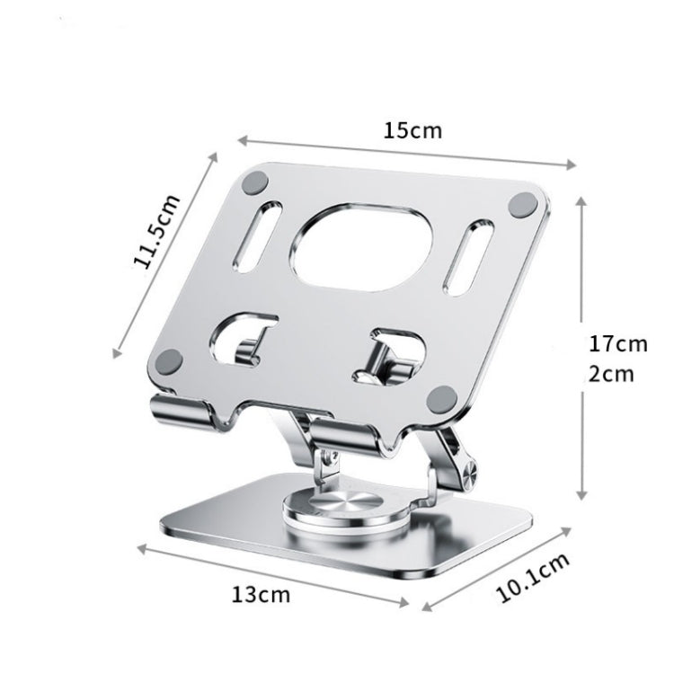 2026 Folding Adjustable Height Ergonomic 360 Rotation CNC Aluminum Desk Laptop Stand, 2026 – Aluminum Alloy