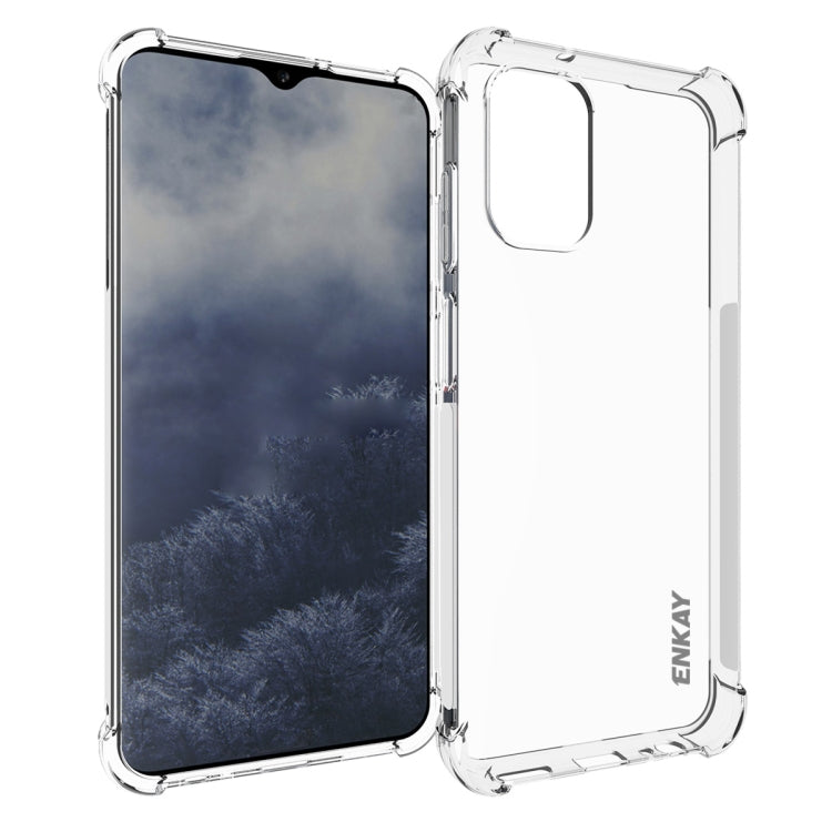 ENKAY Clear TPU Shockproof Phone Case – Shockproof, TPU, For Nokia G60 5G