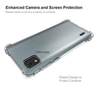 ENKAY Clear TPU Shockproof Phone Case – Shockproof, TPU, For Nokia C2 2nd Edition