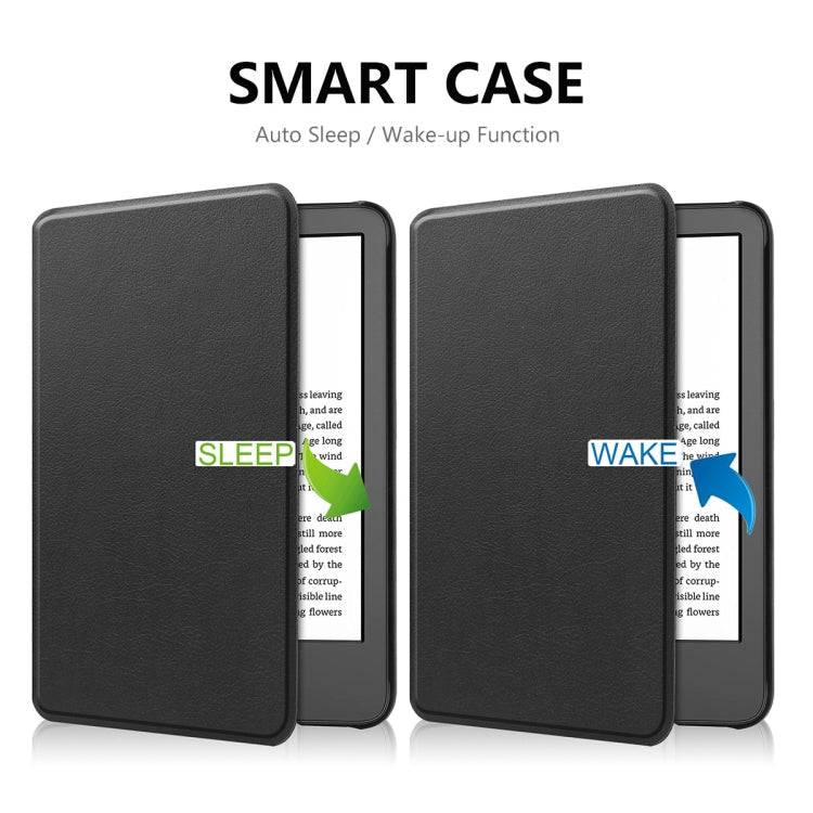 For Amazon Kindle 2022 Gen11 ENKAY Custer Texture Leather Smart Case – Shockproof, Waterproof, Flip