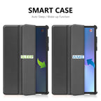 ENKAY Tri-fold Custer Texture Leather Stand Smart Case – Shockproof, Waterproof, Flip, For Lenovo Tab P11 Pro Gen2 11.2 inch 2022