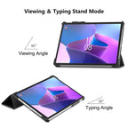 ENKAY Tri-fold Custer Texture Leather Stand Smart Case – Shockproof, Waterproof, Flip, For Lenovo Tab P11 Pro Gen2 11.2 inch 2022