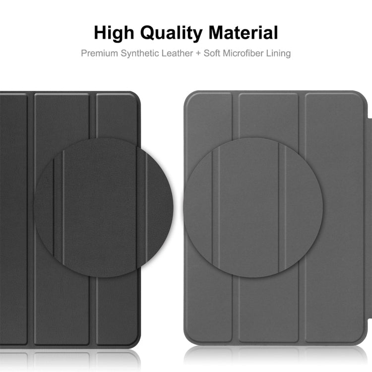 ENKAY Tri-fold Custer Texture Leather Stand Smart Case – Shockproof, Waterproof, Flip, For Lenovo Tab P11 Pro Gen2 11.2 inch 2022