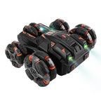 MoFun Five-wheeled Stunt Car 360-degree Swing Arm 2.4G Multifunctional RC Car, Single control, Double control