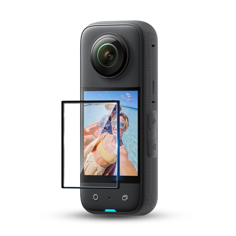 For Insta360 X3 STARTRC 2pcs Transparent HD Curved Protective Film, For Insta360 X3 For Insta360 X3