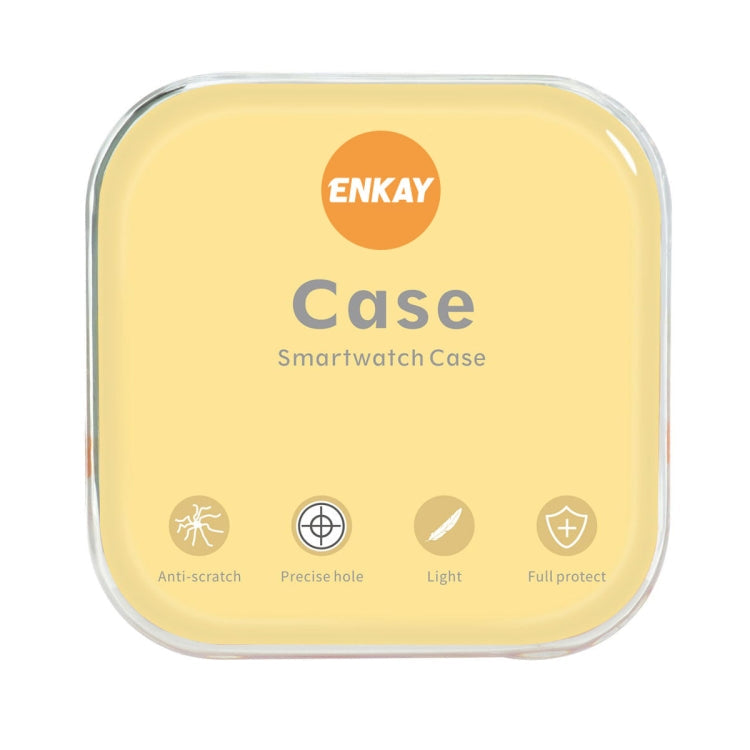 For Apple Watch Ultra 3 / 2 / 1 49mm ENKAY Full Coverage Electroplated Soft TPU Case with Screen Film