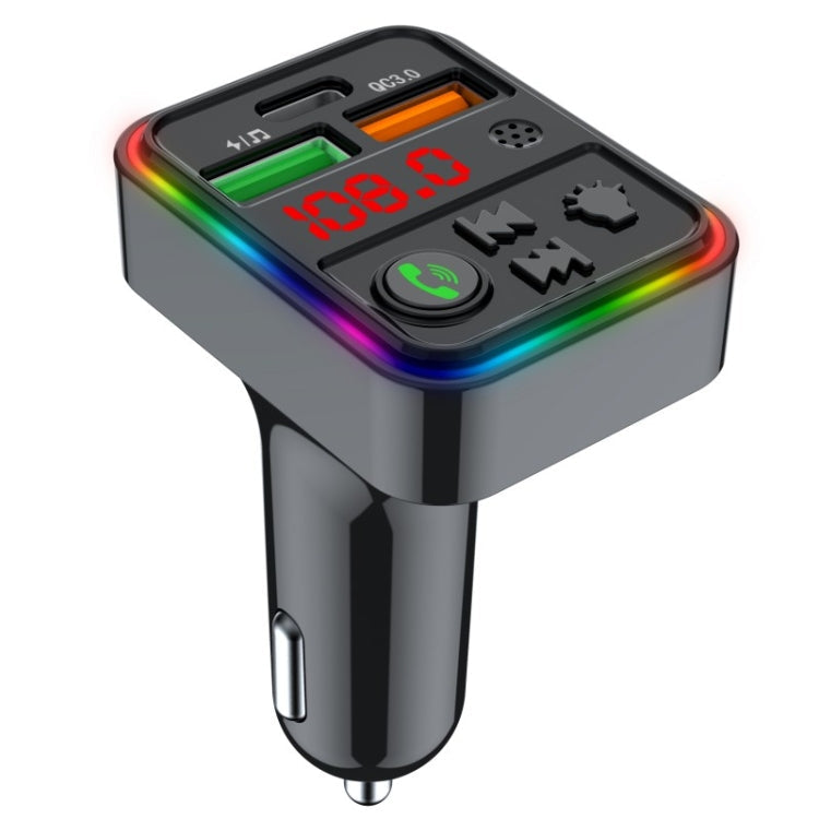PDF18 Mobile Phone Charger Adapter USB+Type-C PD25W QC3.0 Car Phone Adapter Cigarette Lighter, PDF18 PDF18