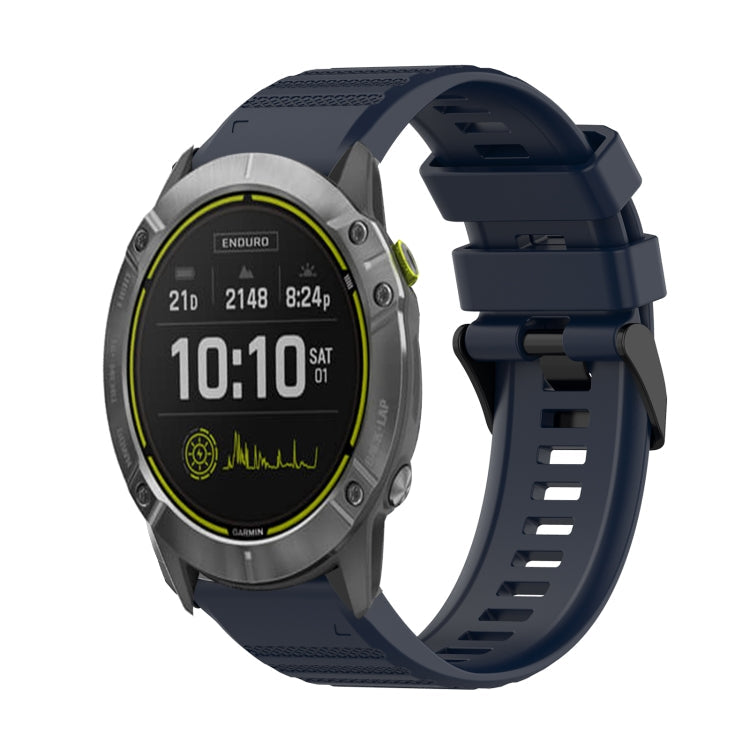 Watch Band – Silicone (26mm) #2 For Garmin Enduro Navy Blue