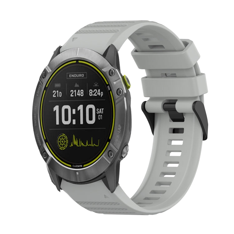 Watch Band – Silicone (26mm) #2 For Garmin Enduro Grey