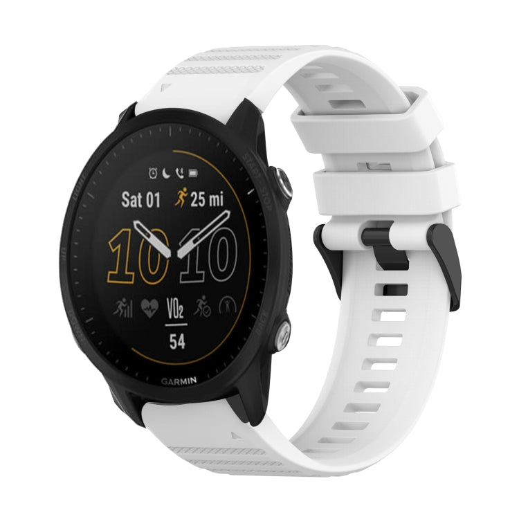 Watch Band – Silicone (22mm) #2 For Garmin Forerunner 955 White