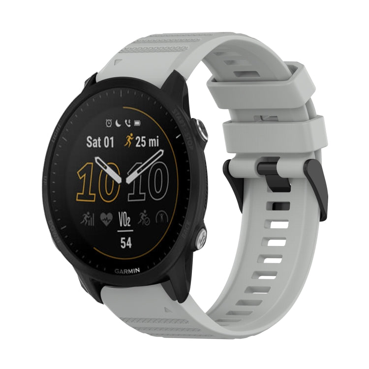 Watch Band – Silicone (22mm) #2 For Garmin Forerunner 955 Grey