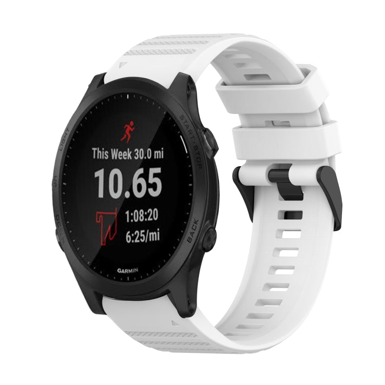 Watch Band – Silicone (22mm) #2 For Garmin Forerunner 945 White
