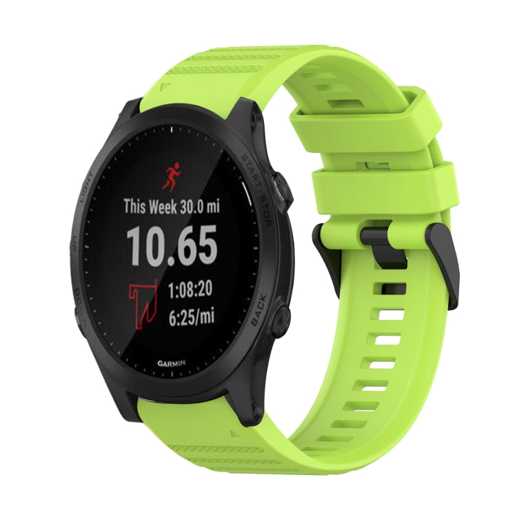 Watch Band – Silicone (22mm) #2 For Garmin Forerunner 945 Lime Green