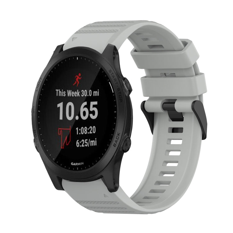 Watch Band – Silicone (22mm) #2 For Garmin Forerunner 935 Grey