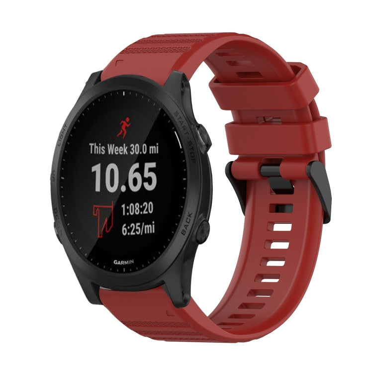 Watch Band – Silicone (22mm) #2 For Garmin Forerunner 935 Red