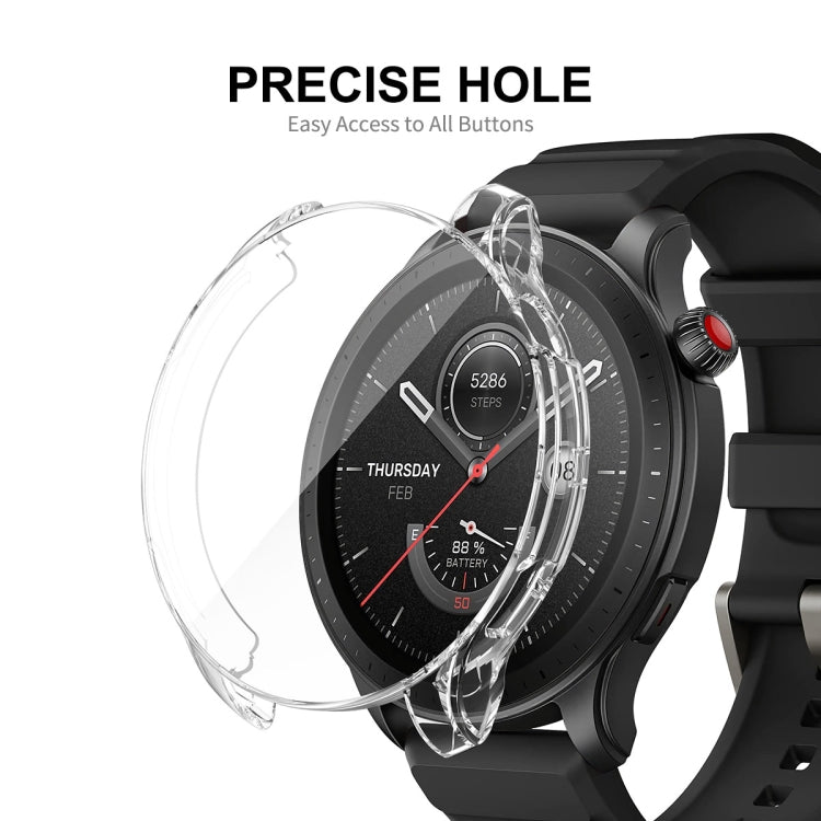 For Amazfit GTR 4 ENKAY Hat-Prince Transparent TPU Case with Screen Film – TPU