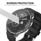 For Amazfit GTR 4 ENKAY Hat-Prince Transparent TPU Case with Screen Film – TPU