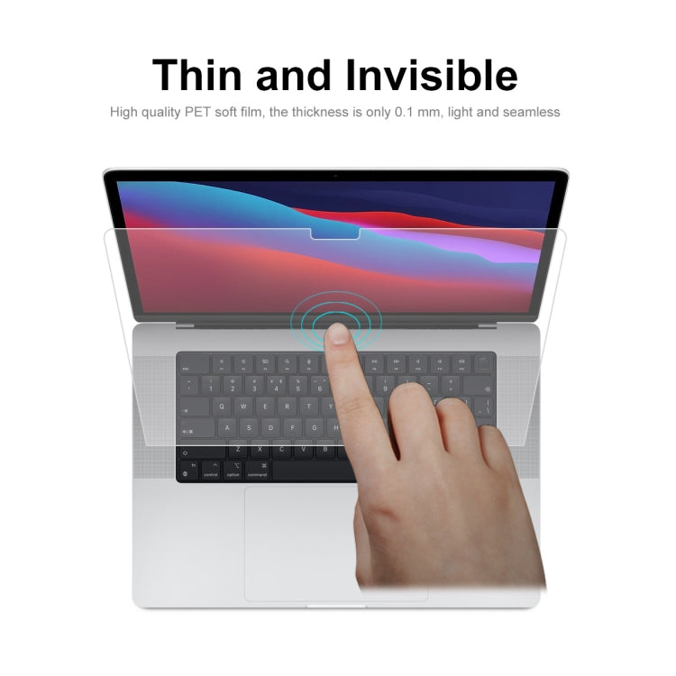 For MacBook Air 13.6 2022/2024 A2681 (M2) / A3113 (M3) ENKAY Hat-Prince Clear HD PET Laptop Screen Protector