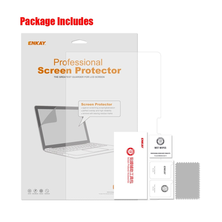 For MacBook Air 13.6 2022/2024 A2681 (M2) / A3113 (M3) ENKAY Hat-Prince Clear HD PET Laptop Screen Protector
