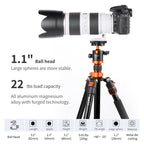K&F CONCEPT KF31.023V3 360 Degree Rotating Panoramic Metal Tripod Ball Head with 1/4 Inch Quick Release Plate, KF31.023V3