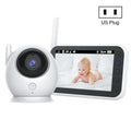 ABM100 4.3 inch Wireless Video Color Night Vision Baby Monitor 360-Degree Security Camera, ABM100 ABM100 US Plug