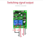 DC 12V 24V 48V Universal Electric Door RF Wireless Remote Control Relay Receiver Set