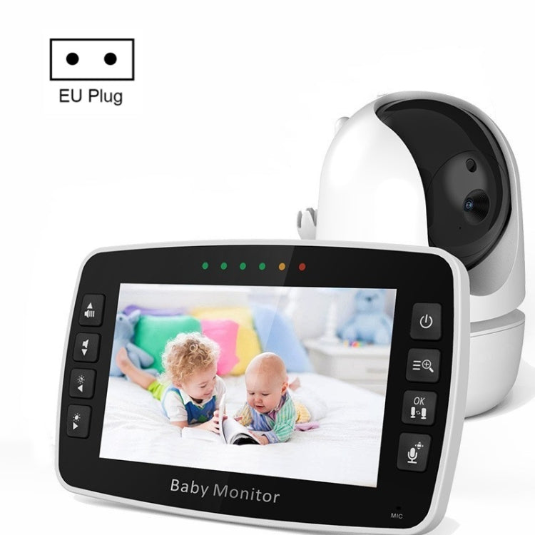 SM43A 4.3inch Color Display Night Vision Smart Zoom Baby Monitor Camera, M43A, SM43A – Durable Build, Easy to Use SM43A EU Plug