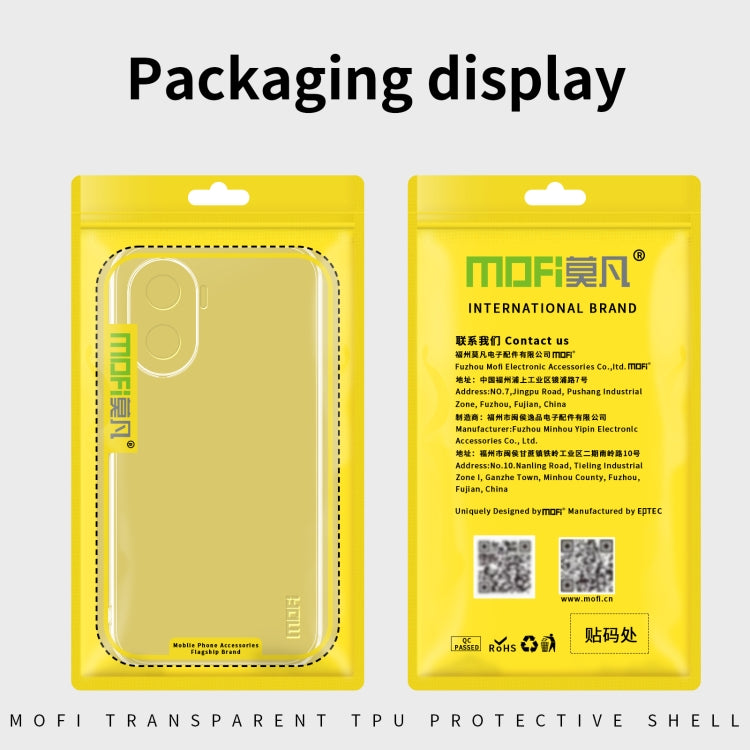 MOFI Ming Series Ultra-thin TPU Phone Case – TPU, Ultra-thin, For Huawei Nova 10 SE, For Huawei Nova Y61, For OPPO A58 5G