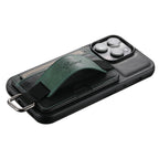 Suteni H13 Card Wallet Wrist Strap Holder PU Phone Case, For iPhone 11 Pro, For iPhone 11, For iPhone 11 Pro Max, For iPhone 12 / 12 Pro, For iPhone 12 Pro Max, For iPhone 13, For iPhone 13 Pro, For iPhone 13 Pro Max