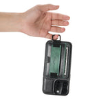 Suteni H13 Card Wallet Wrist Strap Holder PU Phone Case – Leather, For iPhone 14, For iPhone 14 Pro, For iPhone 14 Plus, For iPhone 14 Pro Max
