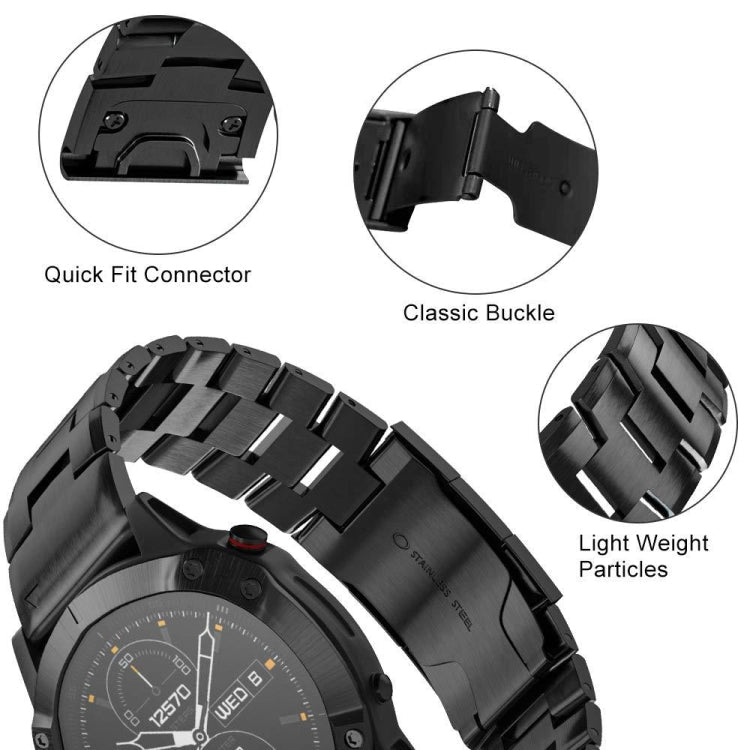 22mm Titanium Alloy Quick Release Watch Band, For Garmin Fenix 5 Plus, For Garmin Quatix 5, For Garmin Quatix 5 Sapphire, For Garmin Forerunner 955, For Garmin Forerunner 945, For Garmin Forerunner 935, For Garmin Instinct Crossover