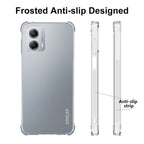 ENKAY Transparent TPU Shockproof Phone Case – Shockproof, TPU, For Motorola Moto G 5G 2023, For Motorola Moto G53 5G, For Motorola Moto X40 5G